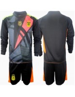 Argentina Keeper Hjemmedraktsett Barn Copa America 2024 Lange ermer (+ bukser)